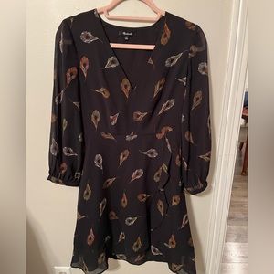 Madewell Women’s Size 00 Peacock Feather Poppy Dress